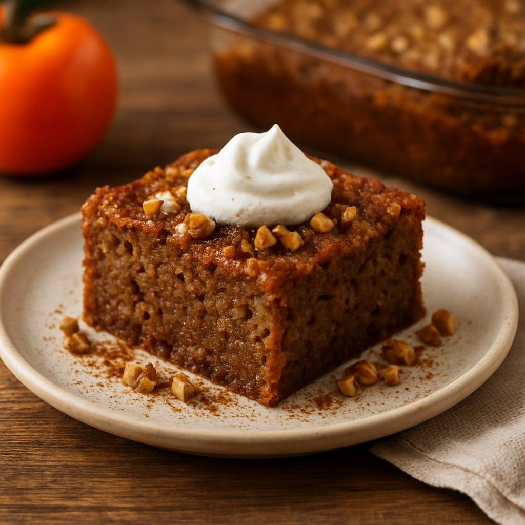 Dessert: United States – Indiana – Indiana Persimmon Pudding recipe