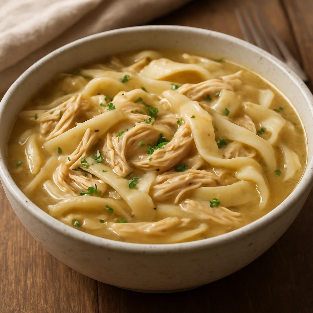 Entree: United States – Delaware (Mid-Atlantic United States) – Chicken and Slippery Dumplings recipe
