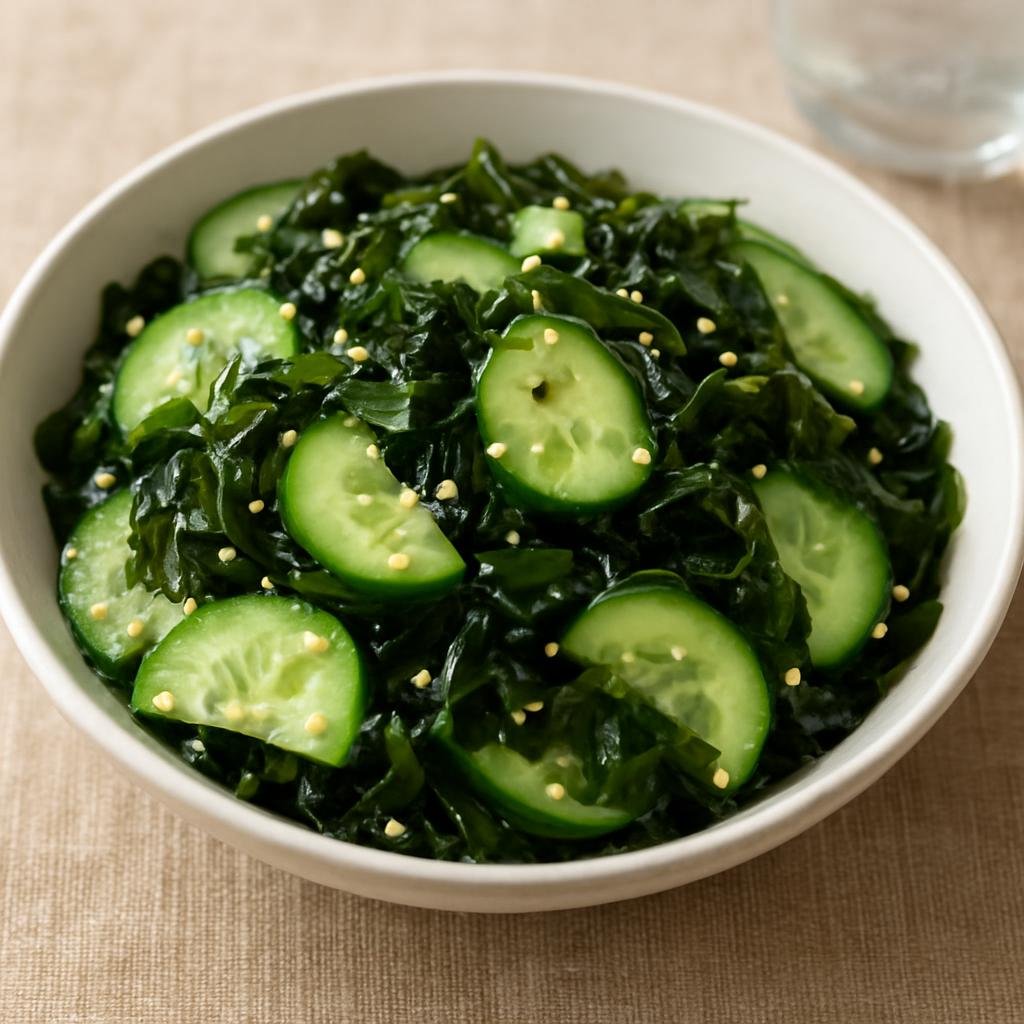 Salad: United States – Guam, Pacific Island United States Territories – Cucumber and Seaweed Salad recipe