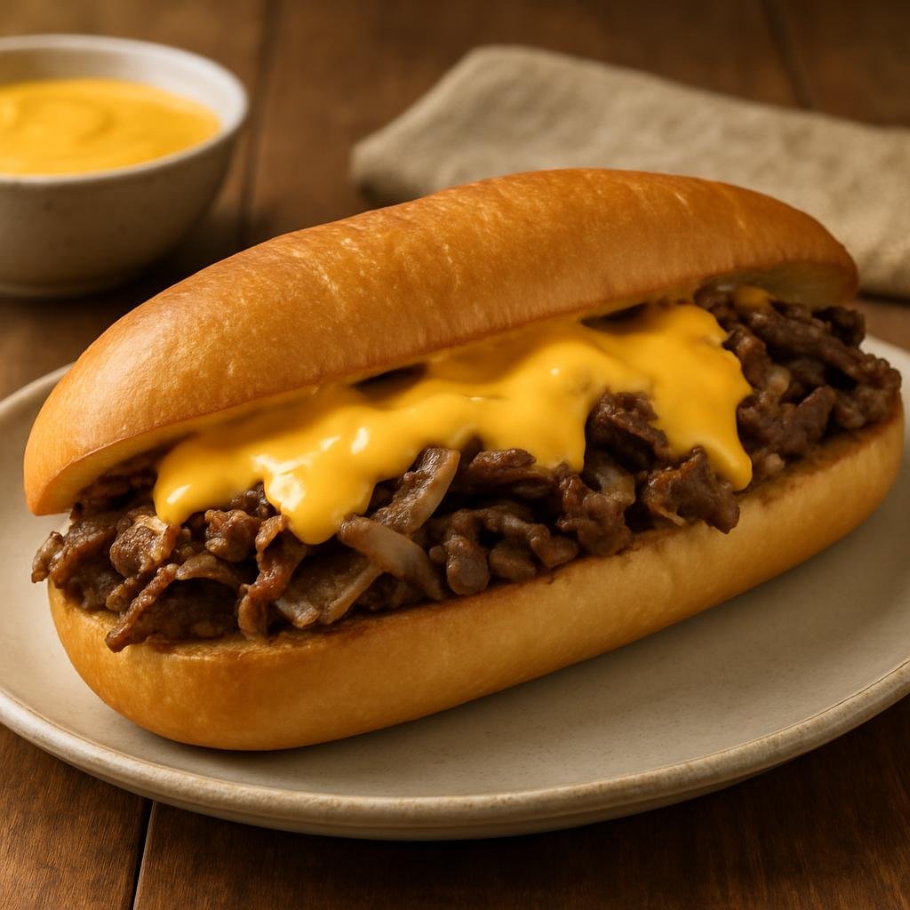 Entree: United States – Pennsylvania (Mid-Atlantic United States) – Philadelphia Cheesesteak recipe