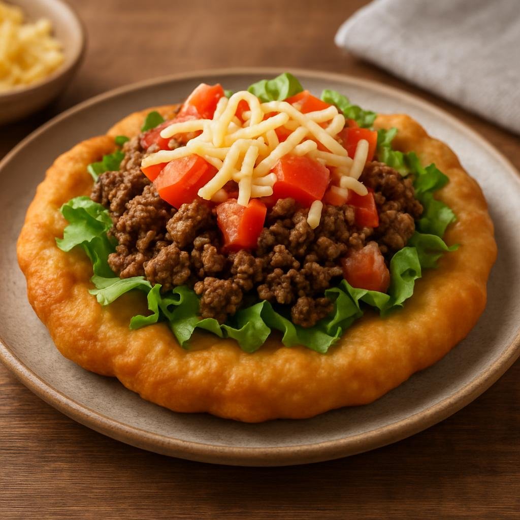 Entree: Canada – Saskatchewan, Canadian Prairies – Saskatchewan Bannock Tacos recipe
