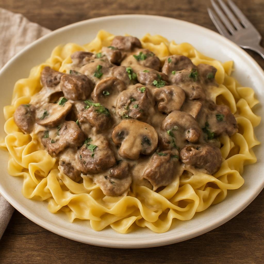 Entree: United States – South Dakota, Great Plains United States – South Dakota Beef Stroganoff recipe