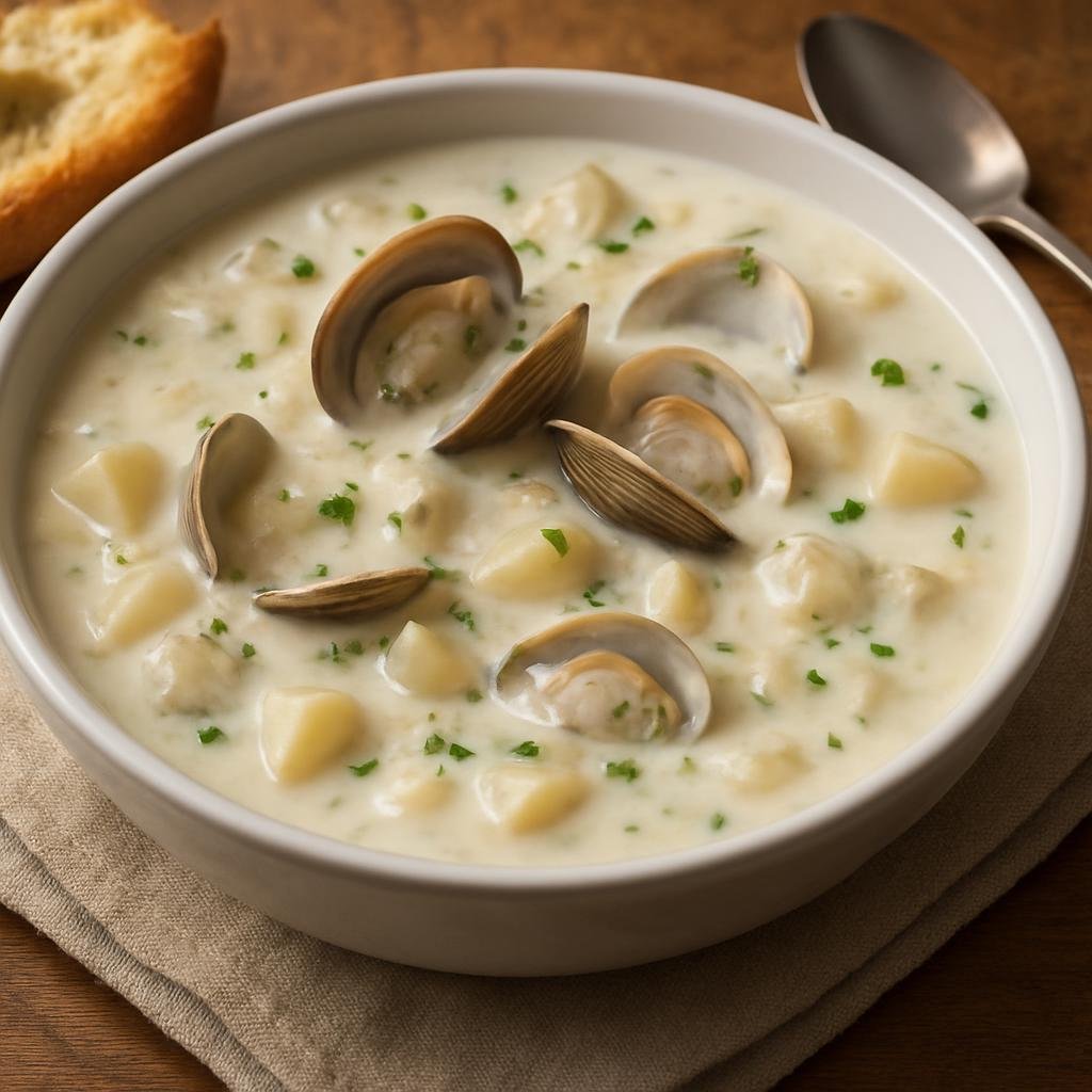 Entree: United States – Massachusetts – New England Clam Chowder recipe