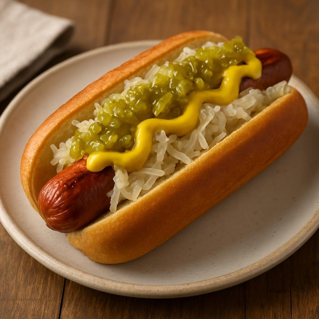 Entree: United States – New England — Connecticut – Connecticut-Style Hot Dog recipe