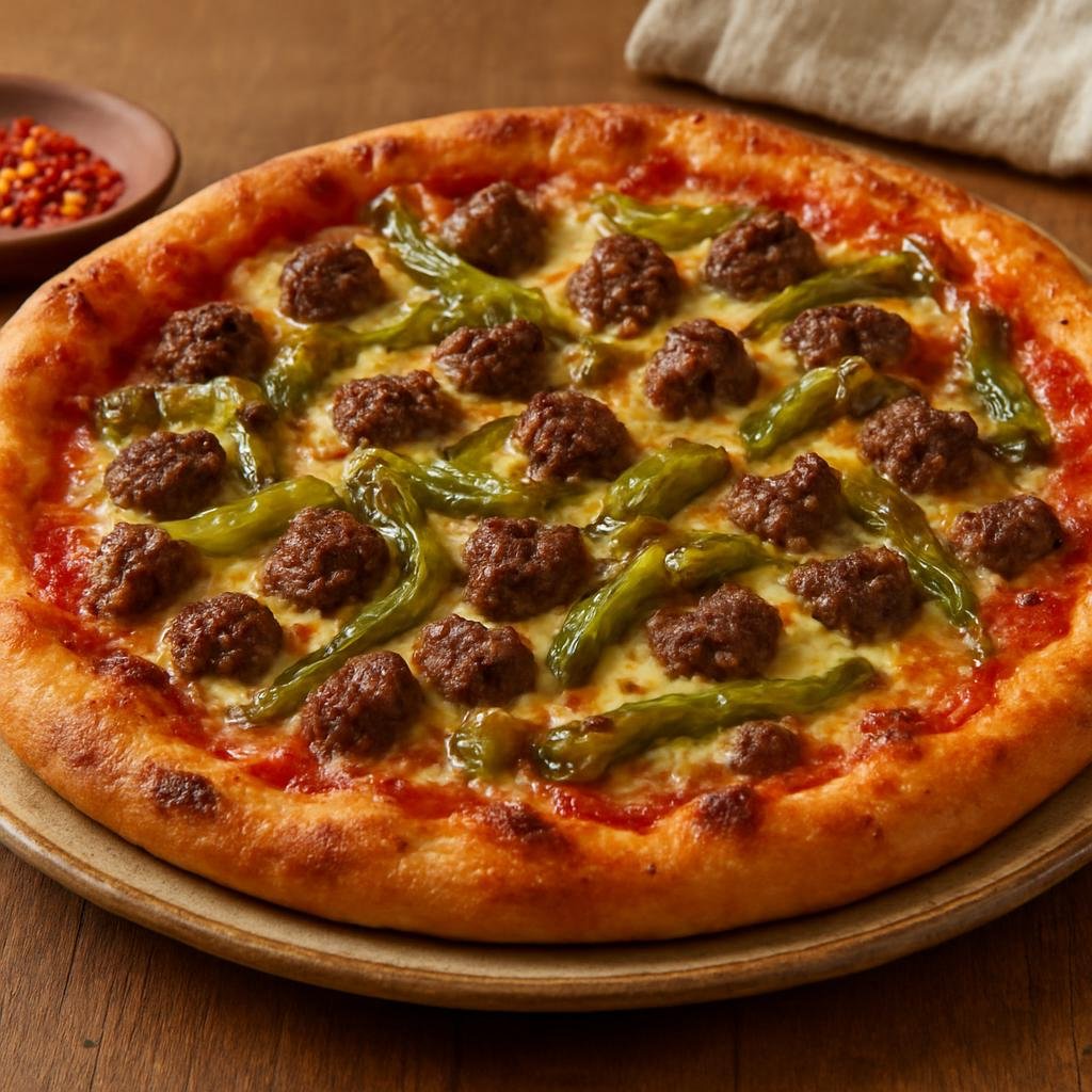 Entree: United States – Colorado (Rocky Mountain United States) – Colorado Style Pizza recipe