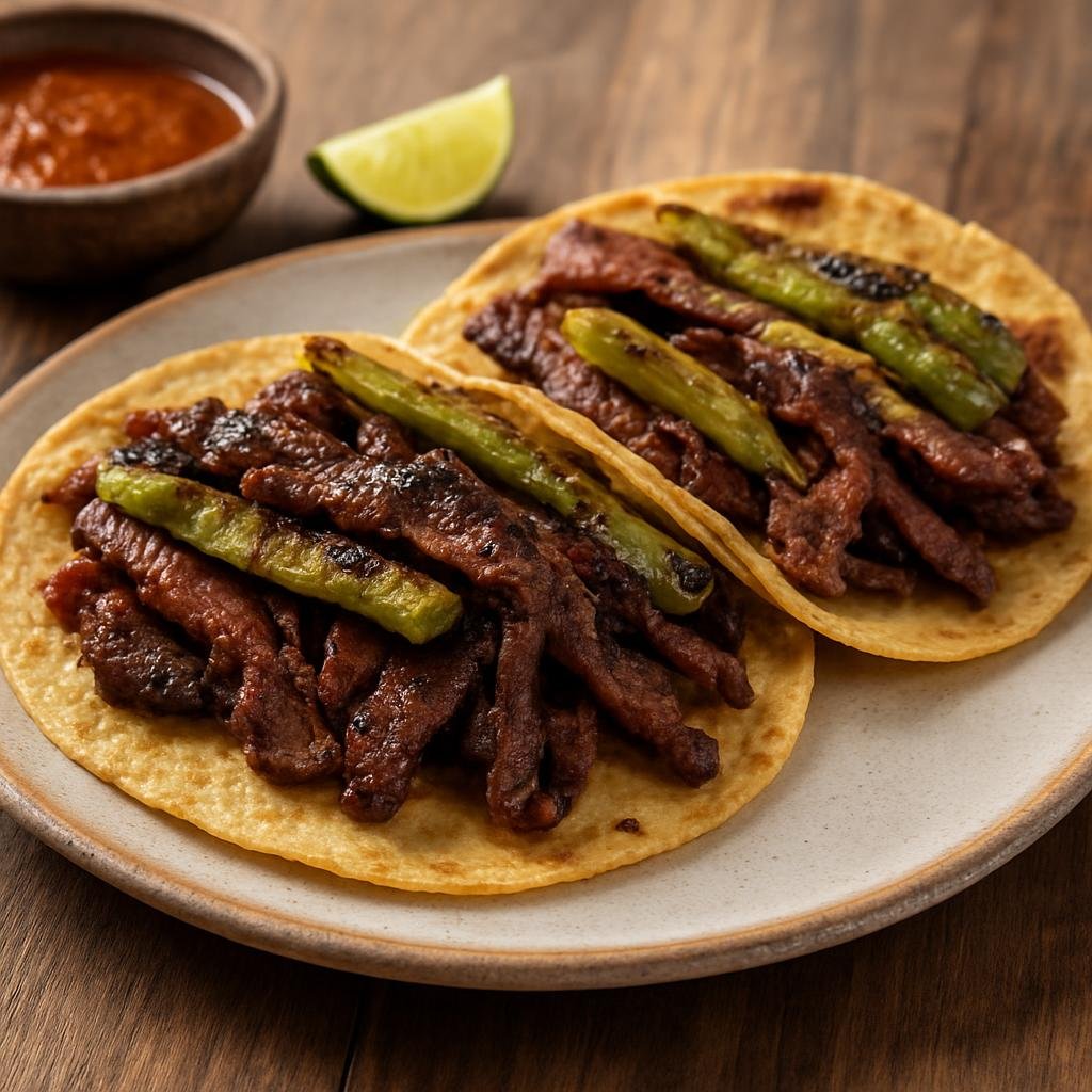 Entree: Mexico – Queretaro, Bajio Mexico – Tacos de Cecina (Cecina Tacos) recipe