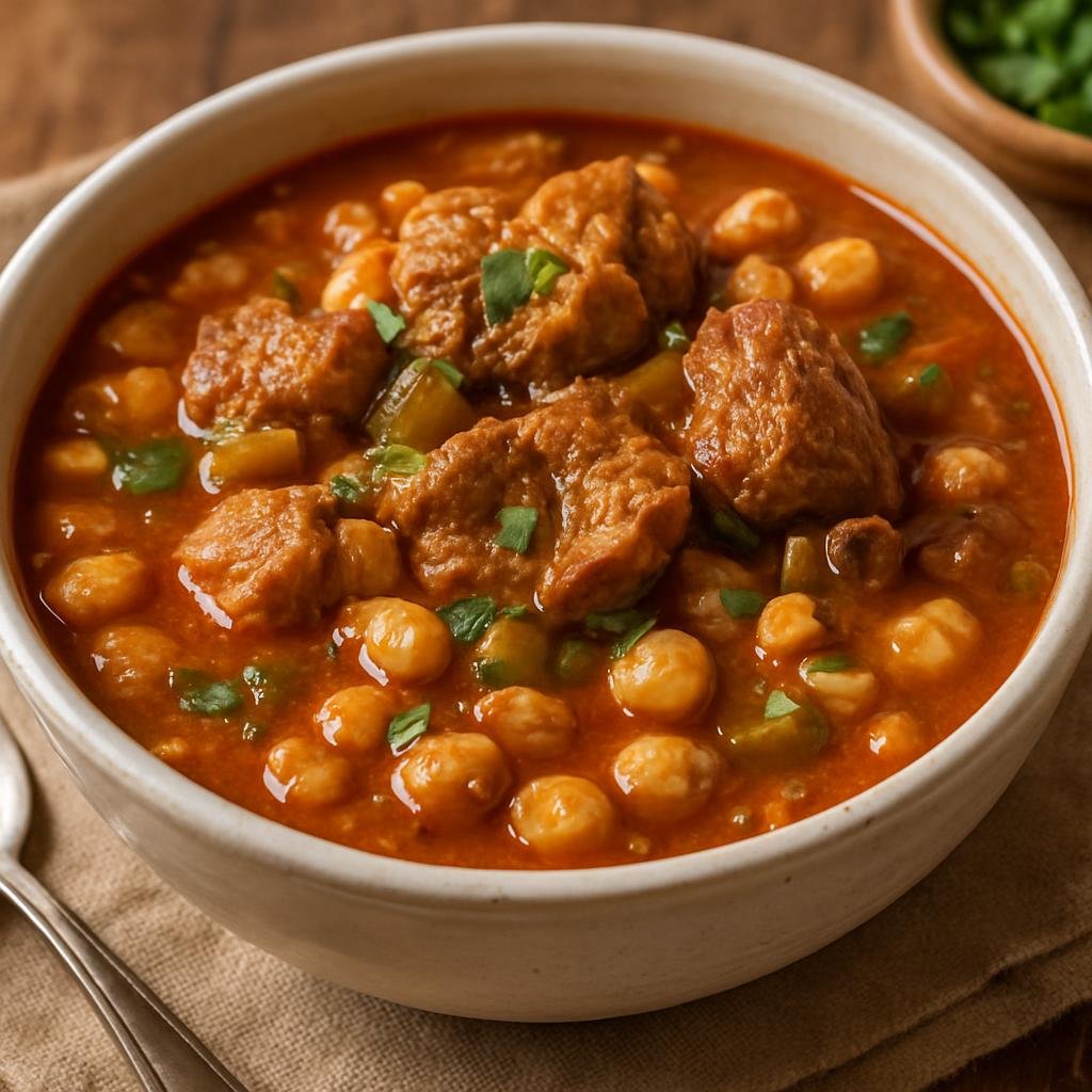 Entree: United States – New Mexico – Posole (Hominy and Pork Stew) recipe