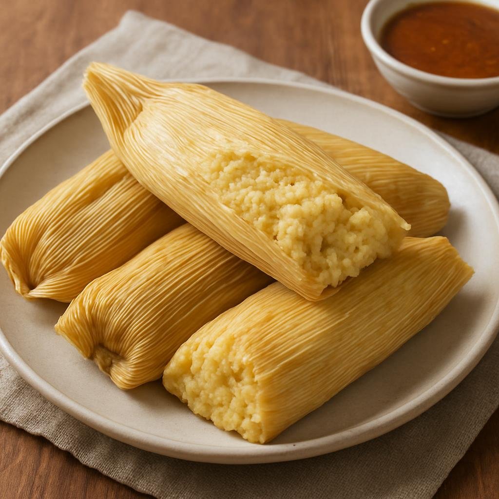 Entree: Mexico – Morelos – Tamales de Elote recipe