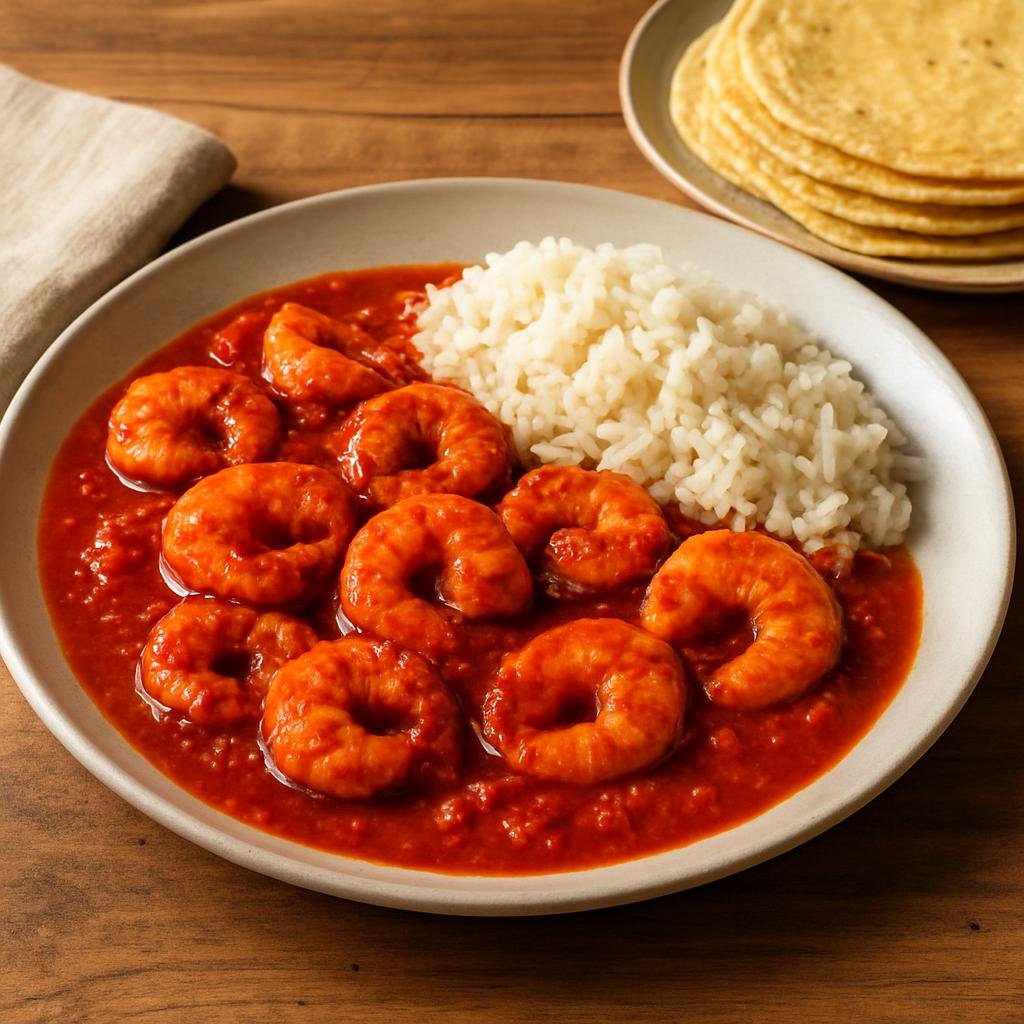 Entree: Mexico – Baja California (Northern Mexico) – Camarones a la Diabla recipe