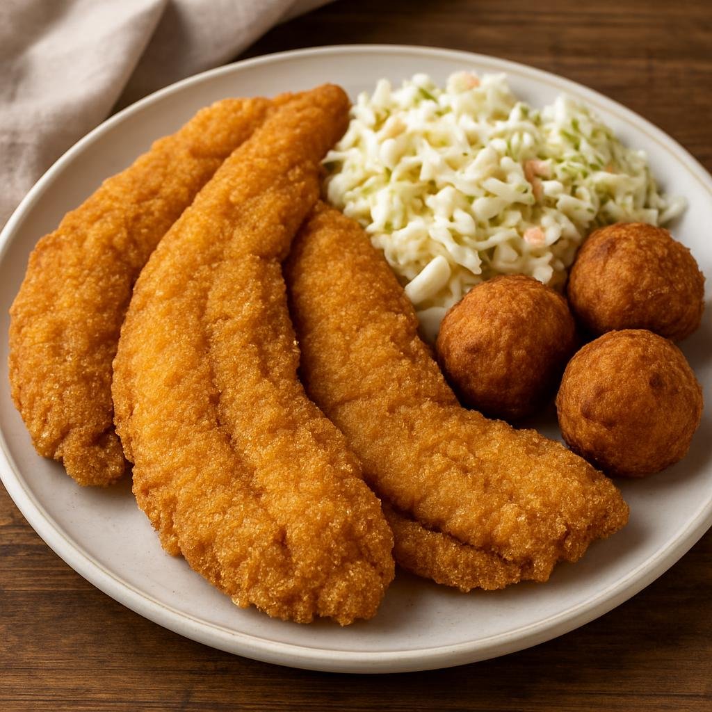 Entree: United States – Arkansas (Southern United States) – Arkansas Fried Catfish recipe