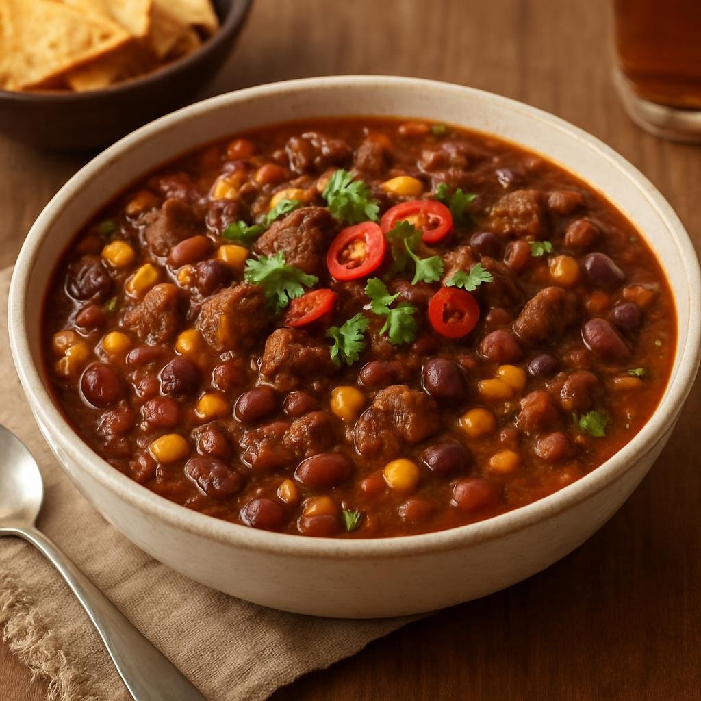 Entree: Canada – Canadian Prairies (Manitoba) – Manitoba Bison Chili recipe