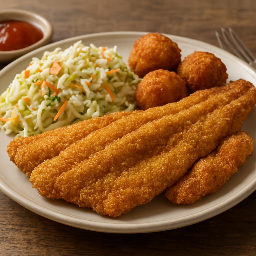 Entree: United States – Alabama, Southern United States – Fried Catfish recipe