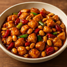 Entree: China – Sichuan – 宫保鸡丁 ➤ Gōng bǎo jī dīng (Kung Pao chicken (spicy stir-fry with peanuts)) recipe