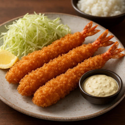 Entree: Japan – エビフライ ➤ Ebi furai (Breaded deep-fried prawns) recipe