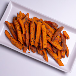 Side Dish: United States – Oven-Baked Sweet Potato Fries recipe