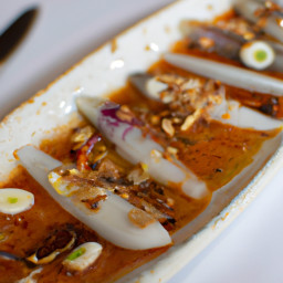 Appetizer: Spain – Navajas a La Gallega (Galician-Style Razor Clams) recipe