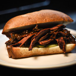 Entrée: United States – Smoked Brisket Sandwich recipe