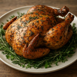 Entree: France – Poulet Rôti (Herb-Roasted Whole Chicken) (Herb-Roasted Chicken) recipe