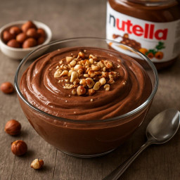 Dessert: France – Nutella Mousse (Chocolate‑hazelnut mousse) recipe