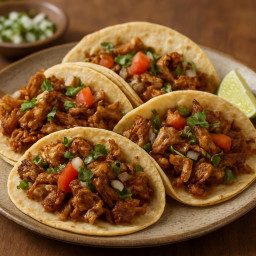 Entree: Mexico – Michoacán – Carnitas Street Tacos (Braised and crisped pork tacos) recipe