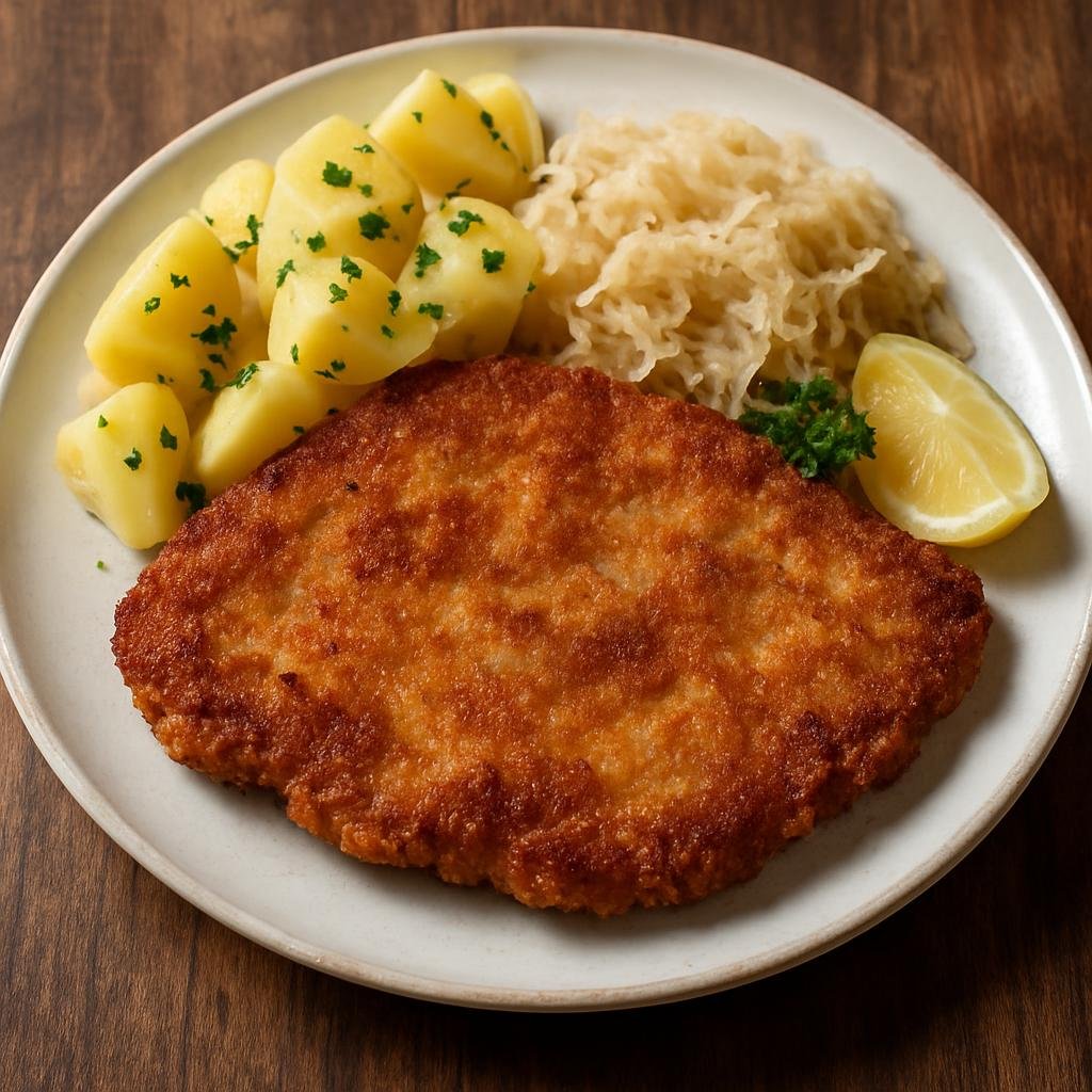 Entree: Poland – Greater Poland – Kotlet schabowy (Breaded pork cutlet) recipe