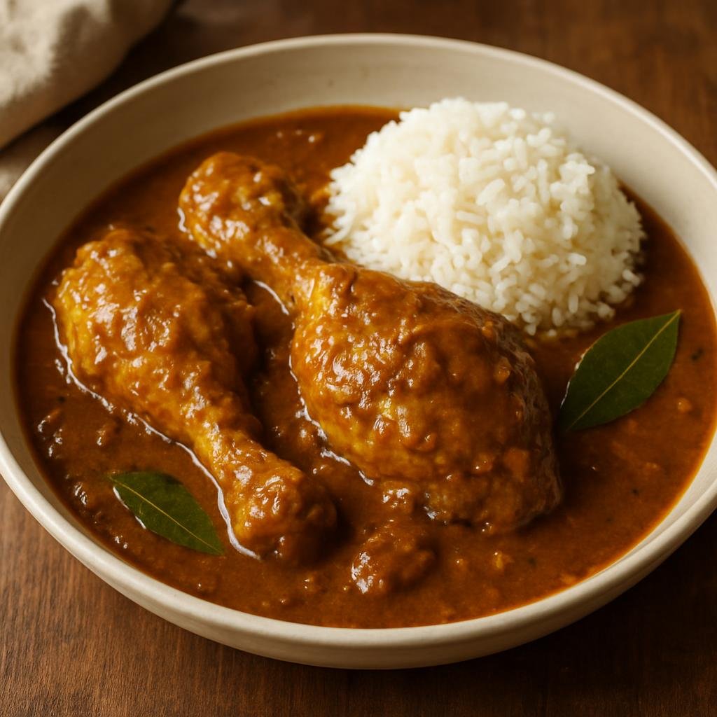Entree: Republic of the Congo – National Cuisine – Poulet moambé (Chicken in palm nut sauce) recipe