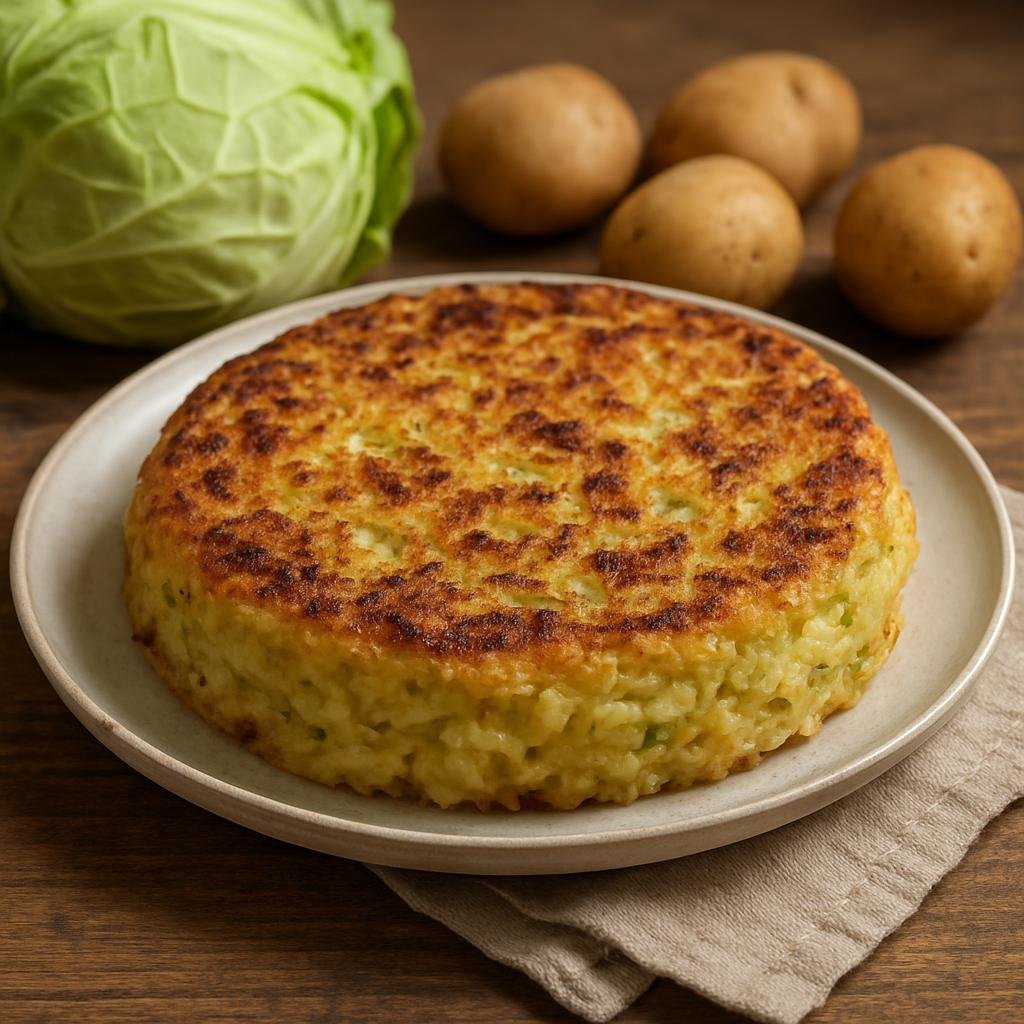Entree: Andorra – Catalan Pyrenees – Trinxat (Potato and cabbage cake) recipe