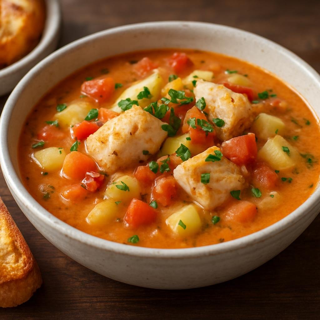 Entree: Bermuda – Bermudian Fish Chowder recipe