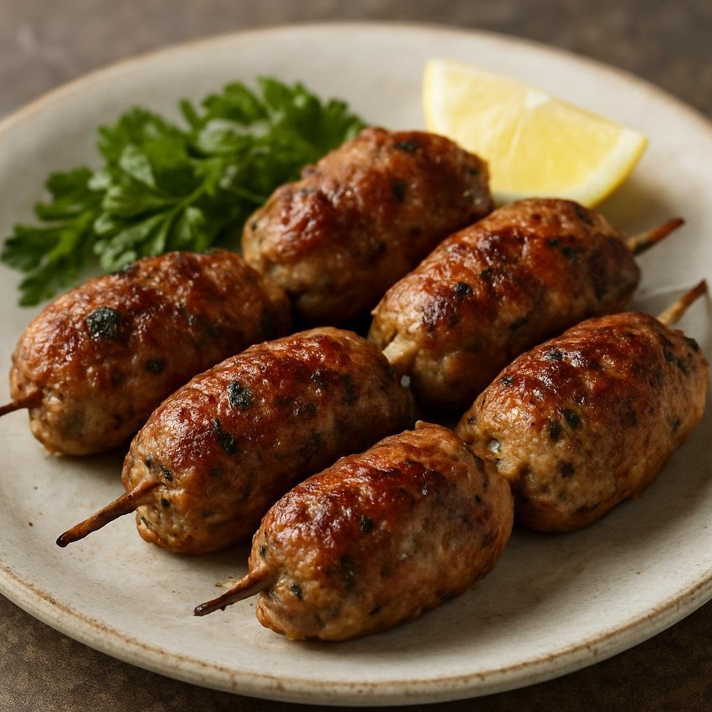 Entree: Cyprus – Central Culinary Region – Σεφταλιά Sheftalia Cypriot Meat Parcels (Cypriot Meat Parcels) recipe