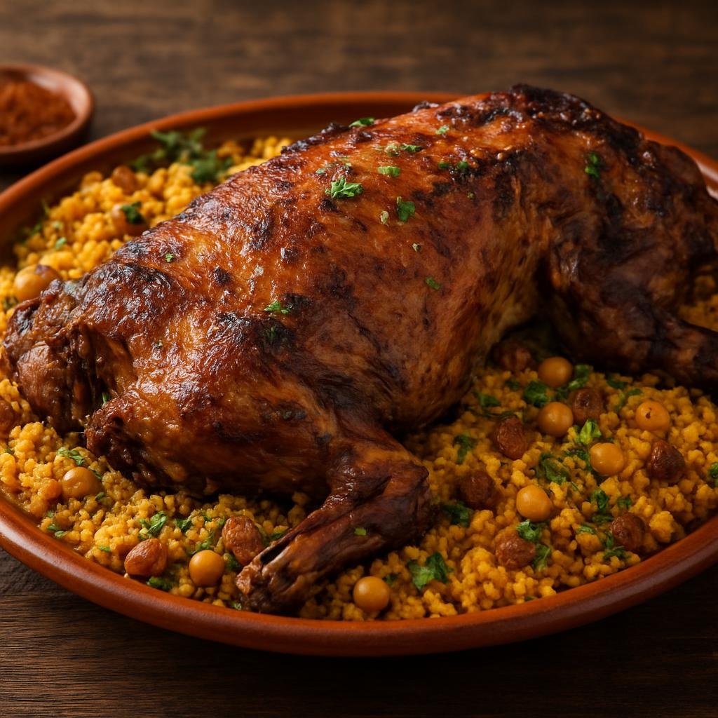 Entree: Morocco – Atlas Mountains – مشوي ➤ Mashwī / Mechoui (Roasted Lamb) recipe