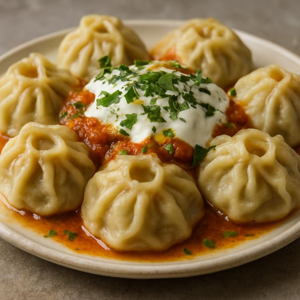 Entree: Afghanistan – Central Culinary Region – منتو ➤ Mantu (Steamed meat dumplings) recipe