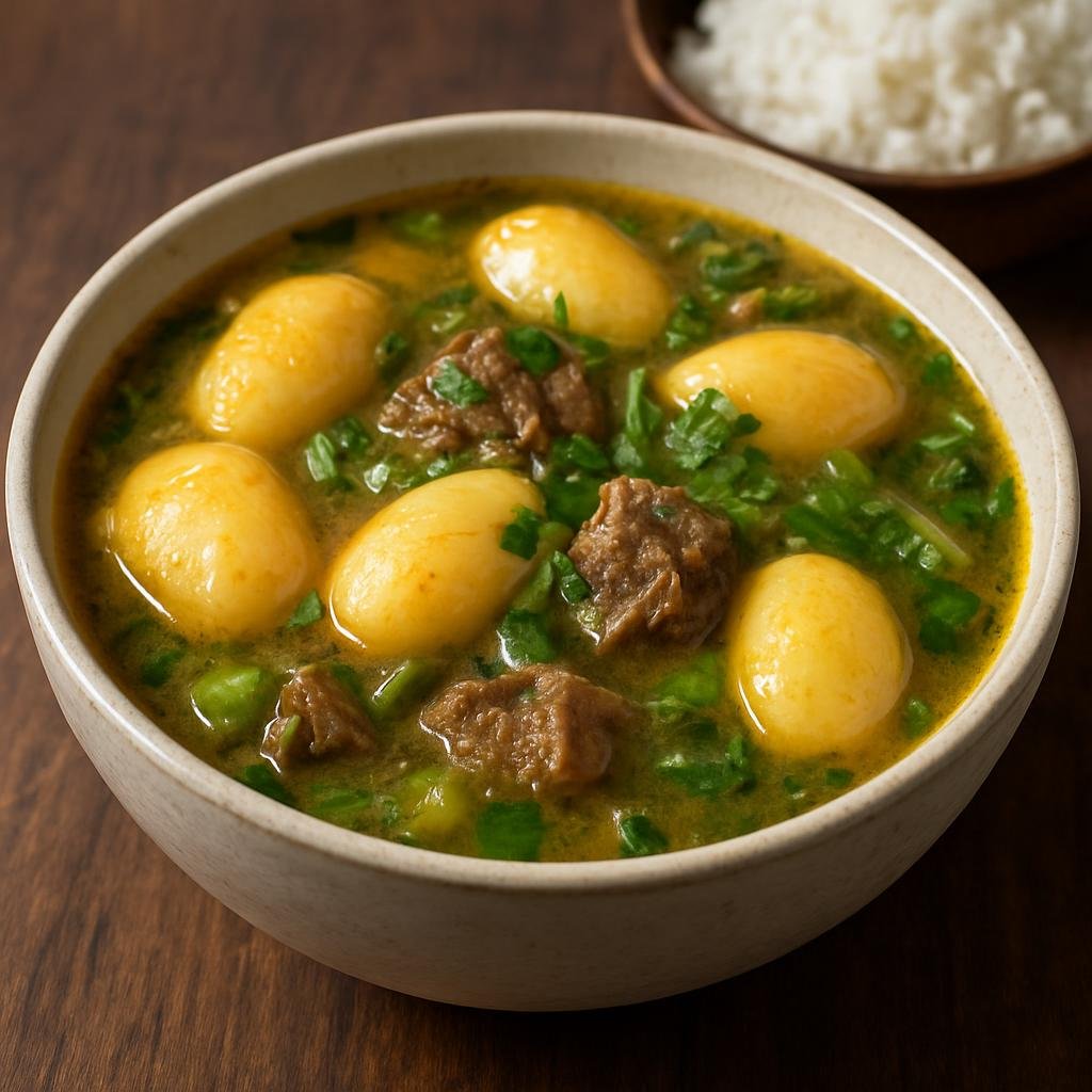 Entree: French Guiana – Central Culinary Region – Bouillon d'Awara (Awara Broth) recipe