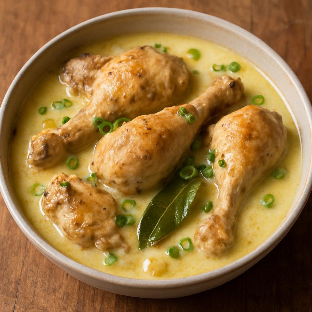Entree: Wallis and Futuna – National Cuisine – Poulet au lait de coco (Chicken in Coconut Milk) recipe