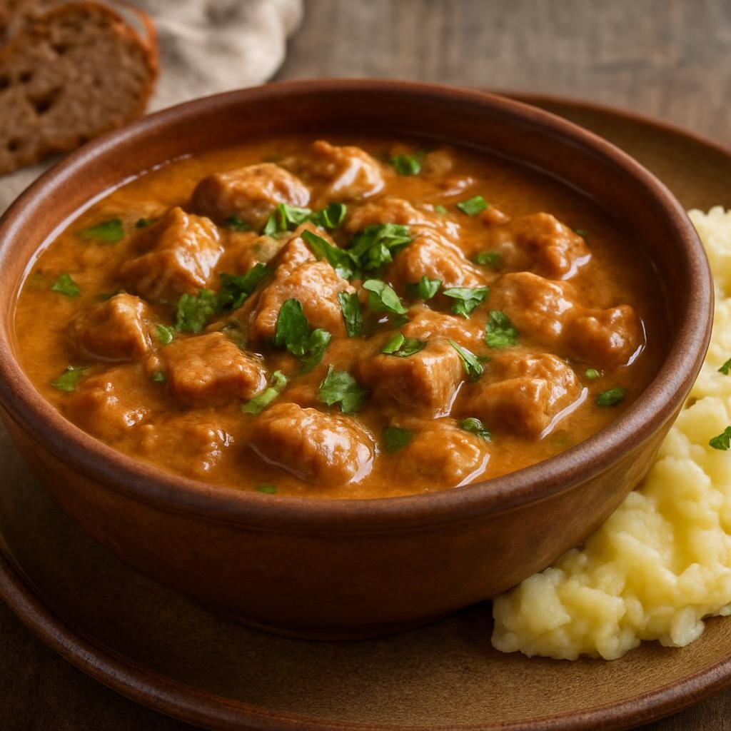 Entree: Belarus – мачанка machanka (pork stew) recipe