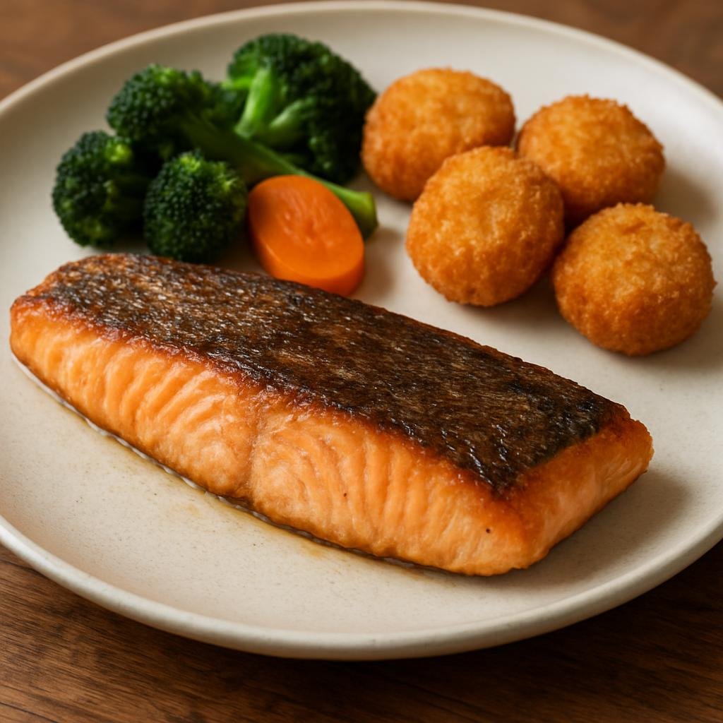 Entree: Bouvet Island – Central Culinary Region – Stekt røye (Seared Arctic char) recipe
