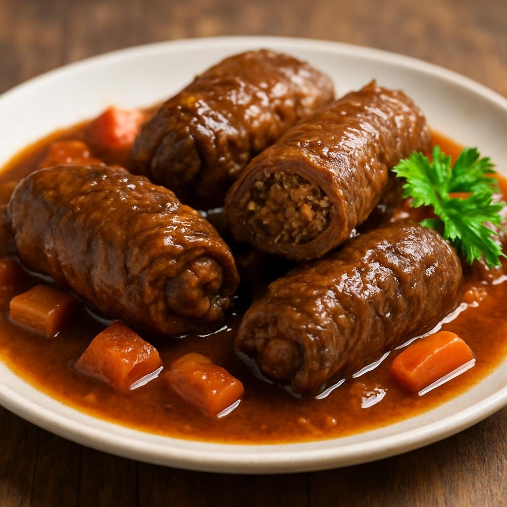 Entree: Malta – Braġjoli (Stuffed beef rolls) recipe