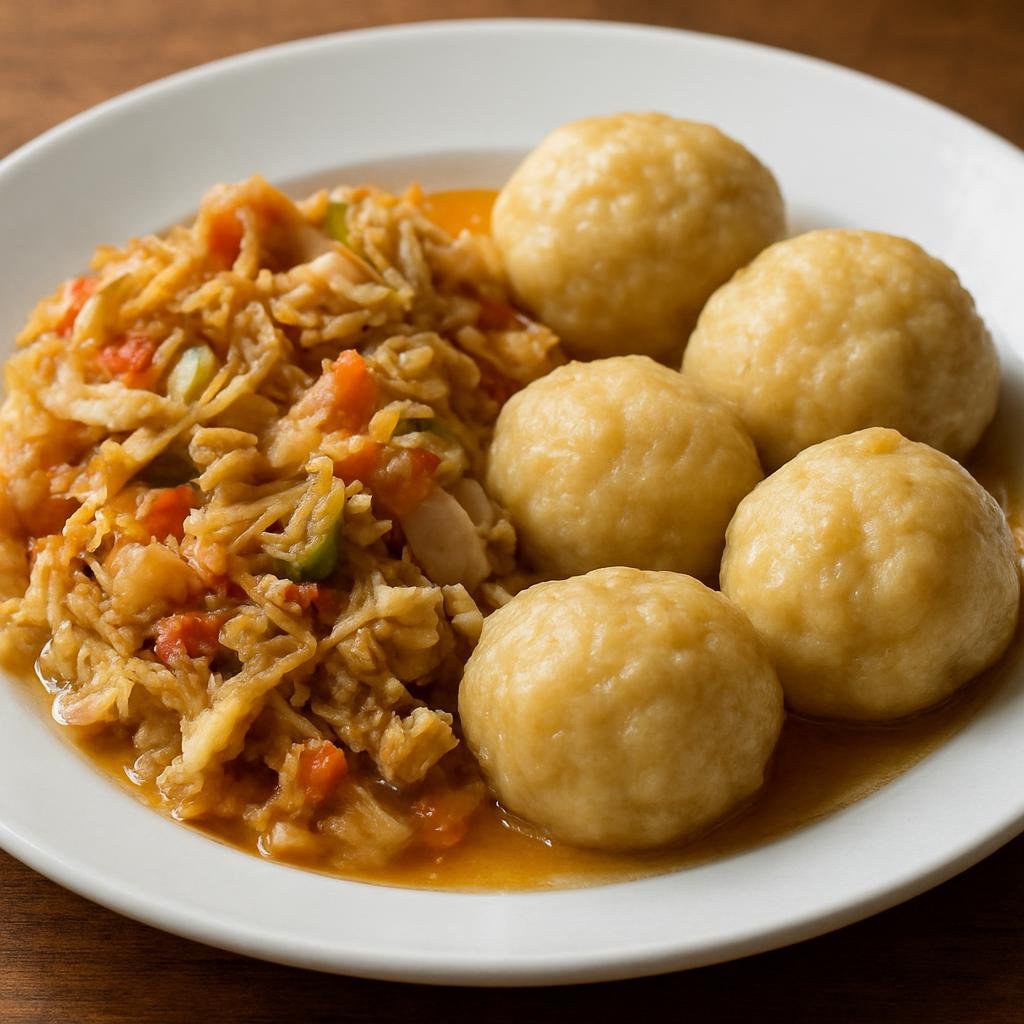 Entree: Montserrat – Saltfish and Dumplings recipe