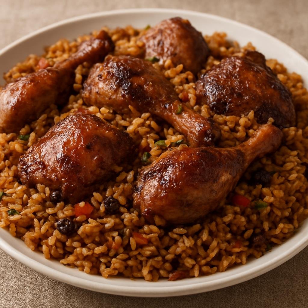 Entree: Saint Vincent and the Grenadines – Pelau (Caramelized Chicken and Rice) recipe