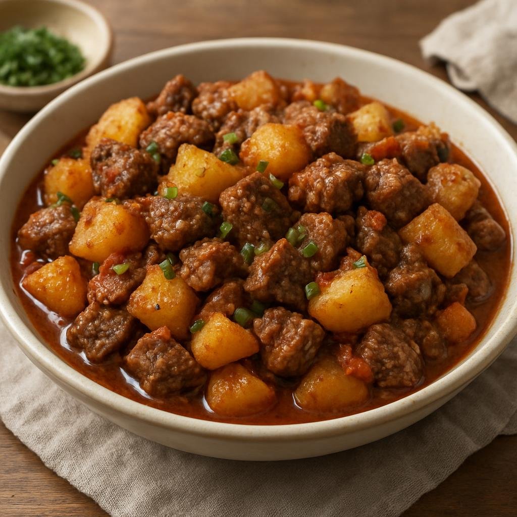Entree: Somalia – Suqaar (Beef and vegetable stir-fry) recipe