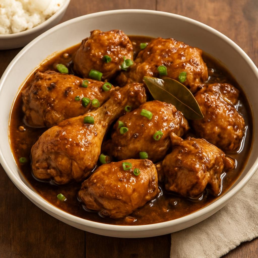 Entree: United States Minor Outlying Islands – Island-Style Chicken Adobo recipe