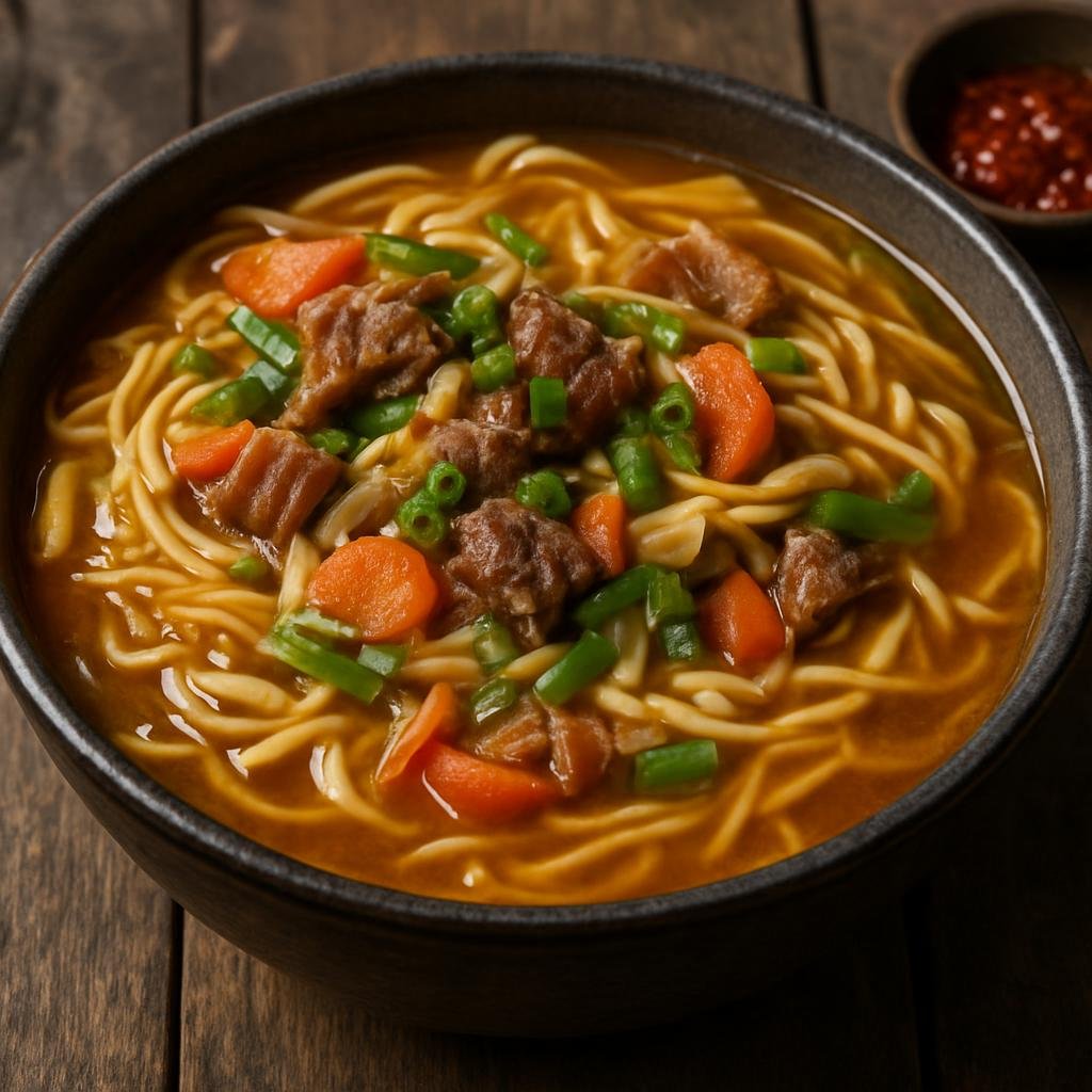 Entree: Nepal – Himalayan Nepal – थुक्पा ➤ Thukpa (Noodle soup) recipe