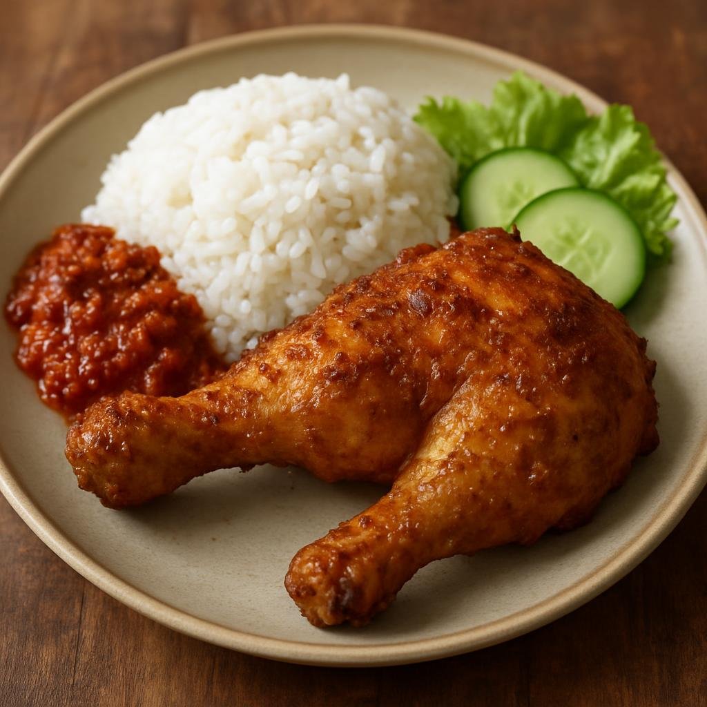 Entree: Netherlands – Dutch Indonesian Rijsttafel – Ayam goreng (Indonesian fried chicken) recipe