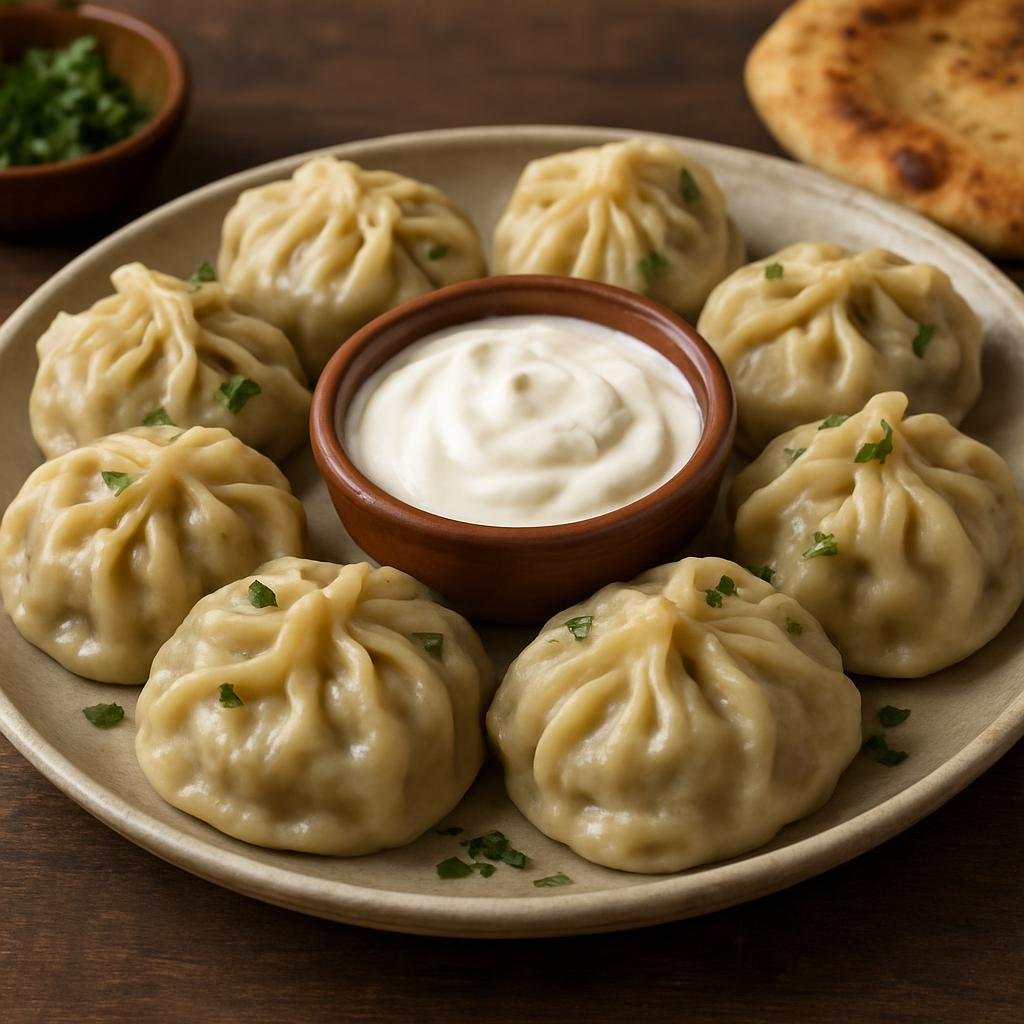 Entree: Uzbekistan – Bukhara – Манты Manti — Steamed meat dumplings (Steamed meat dumplings) recipe