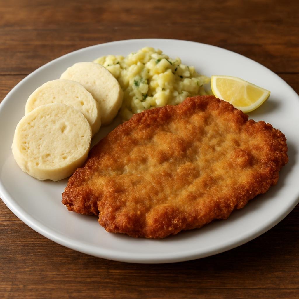 Entree: Czechia – Bohemia – Řízek (Schnitzel breaded cutlet) recipe