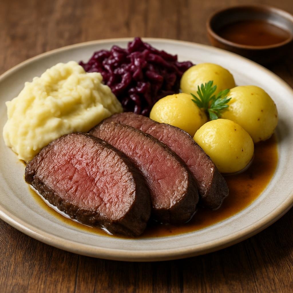 Entree: Norway – Northern Norway – Reinsdyrstek (Reindeer roast) recipe