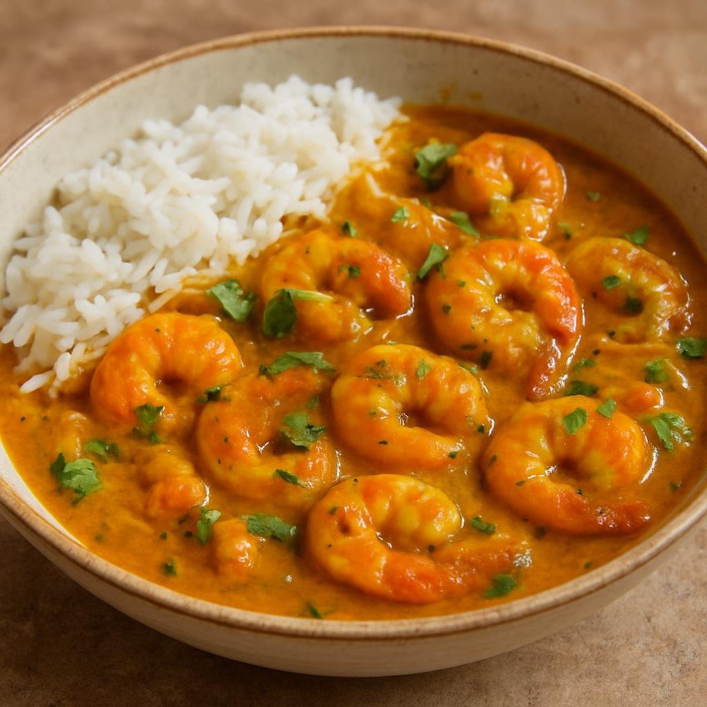 Entree: Mozambique – National Cuisine – Caril de Camarão (Shrimp Curry) recipe