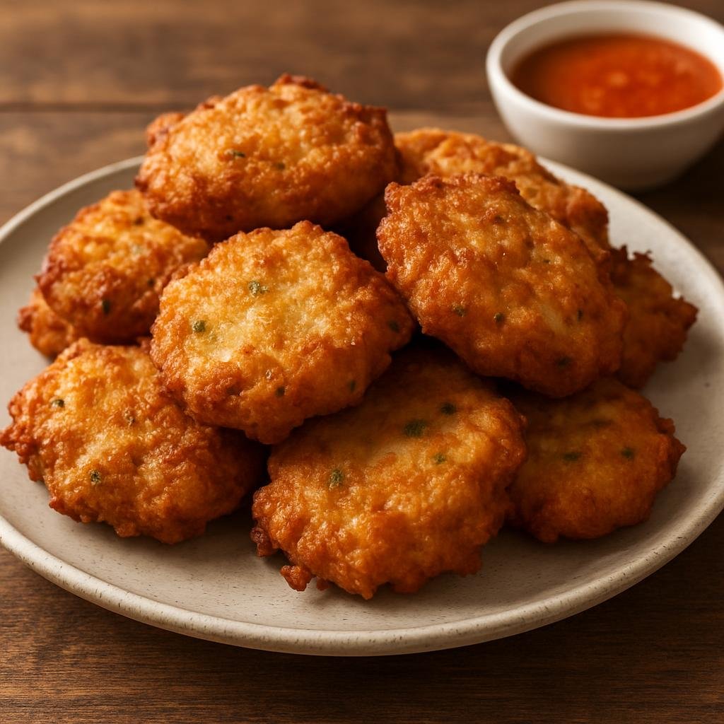Entree: Puerto Rico – National Cuisine – Bacalaitos (Salt Cod Fritters) recipe