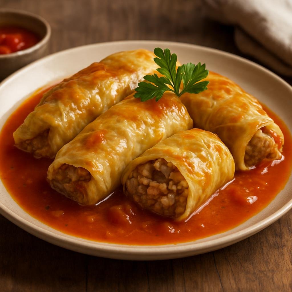 Entree: Estonia – Central Culinary Region – Kapsarullid (Cabbage rolls) recipe