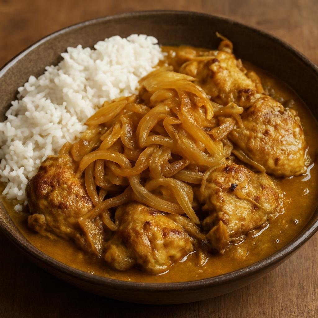 Entree: Gambia – Yassa (Onion and Lemon Yassa) recipe