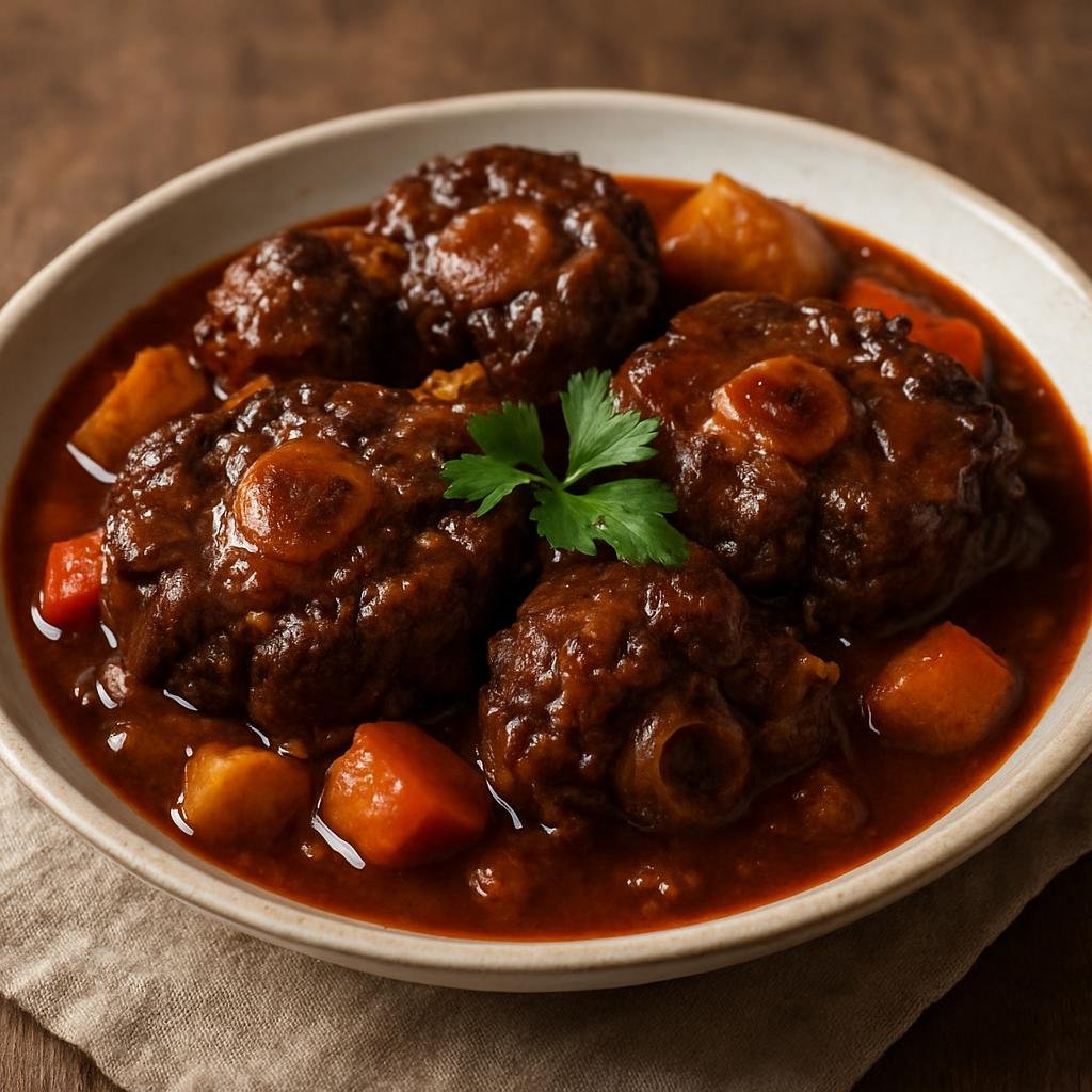 Entree: Spain – Andalusia – Rabo de Toro (oxtail) recipe
